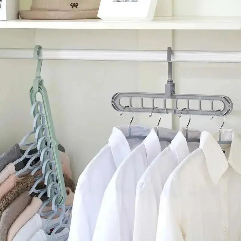 Closet Organizer Space-Saving Holds 9 Garments 3-Pack