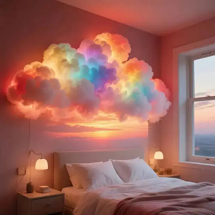 Cloud Wall Light App-Controlled RGB Handcrafted Cotton