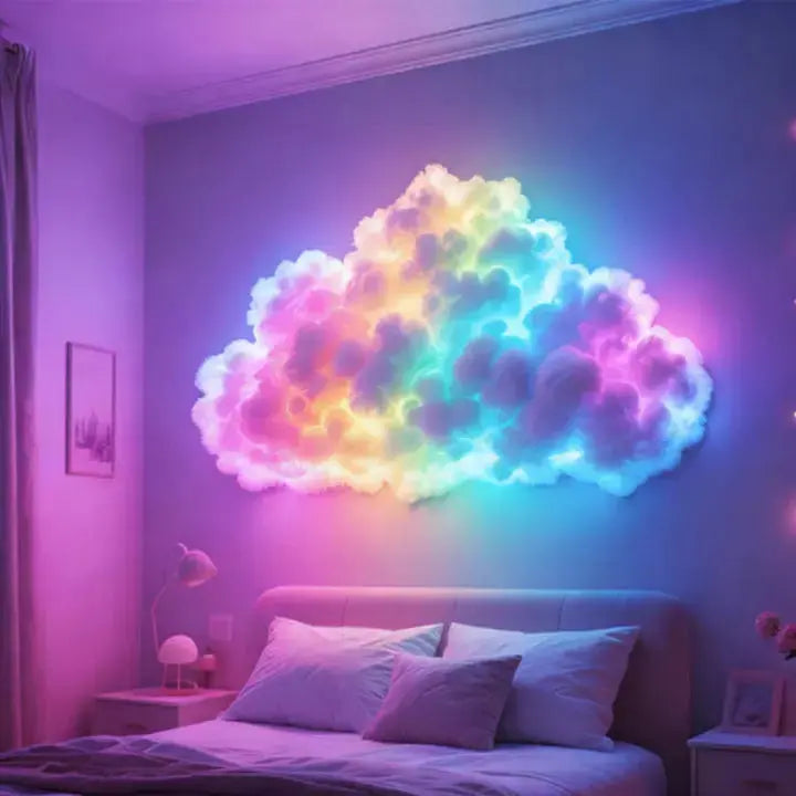 Cloud Wall Light App-Controlled RGB Handcrafted Cotton