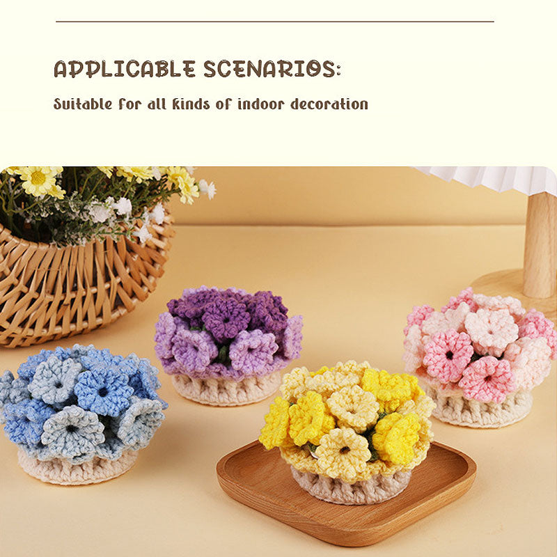 Coaster Kit DIY Soft Wool Floral