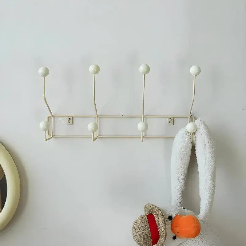 Coat Rack Wall-Mounted Cast Iron Mounting Kit Included