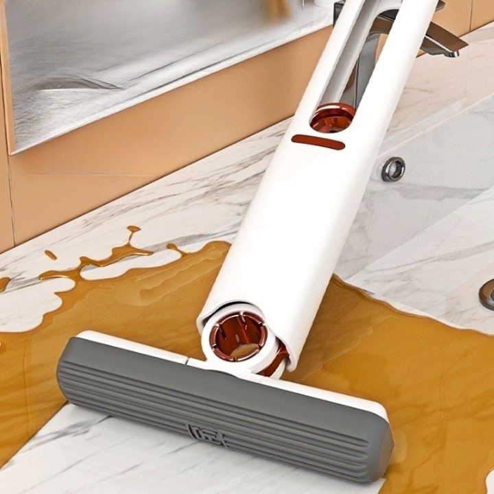 Compact Spray Mop One-Hand Spray & Machine-Washable Pads