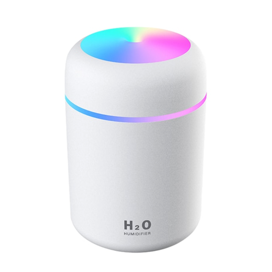 Compact Ultrasonic Humidifier Ultra-Fine Mist 300 ml Auto Shut-Off