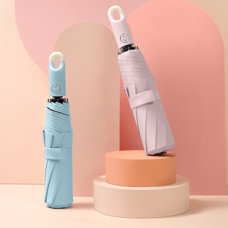 Compact Umbrella 360° Rotating Handle Automatic Open
