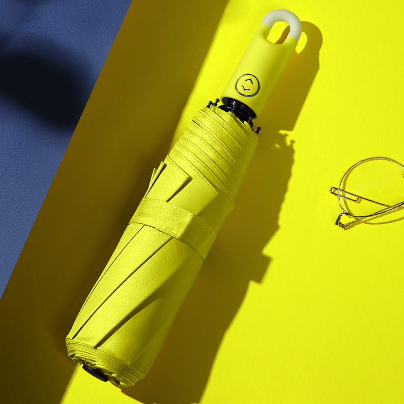 Compact Umbrella 360° Rotating Handle Automatic Open