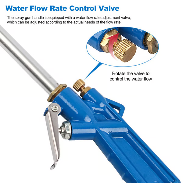 Compressed Air Blow Gun Long Metal Tube Copper Tip