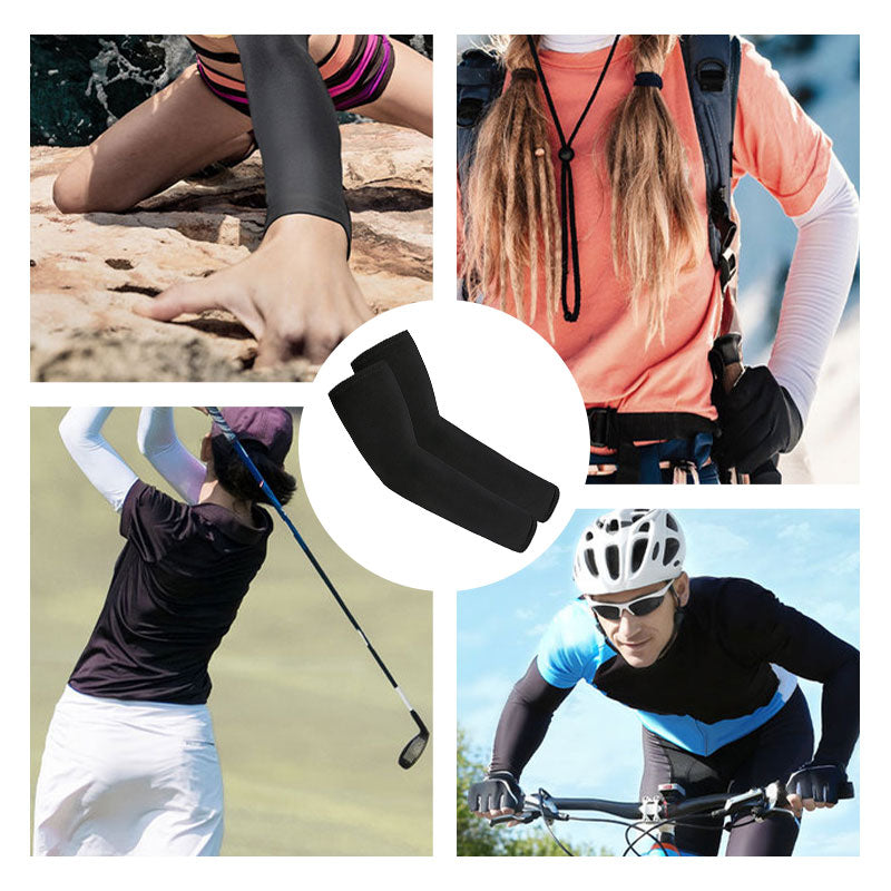 Compression Arm Sleeves Cooling & Breathable UV Protection