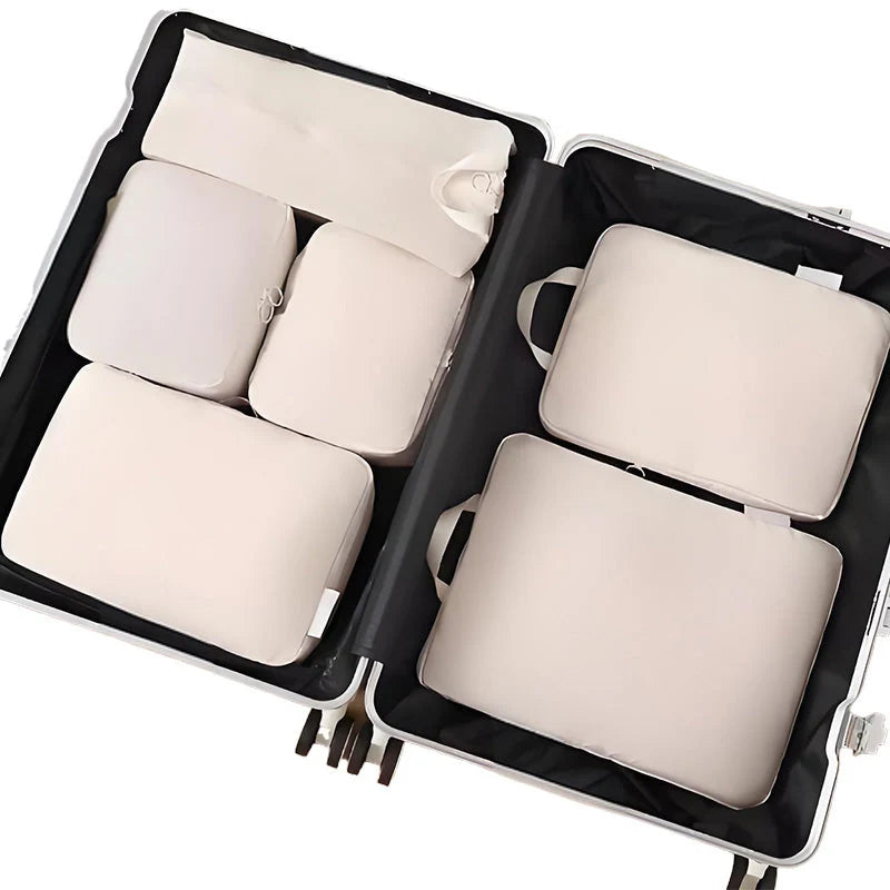 Compression Packing Bags Space-Saving Polyester Set of 6