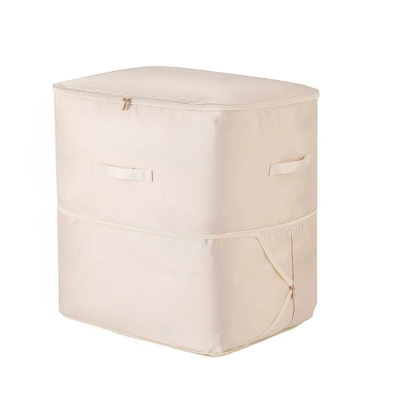 Compression Storage Bag Double Zipper 40% Space-Saving