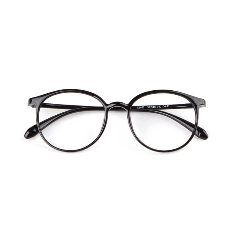 Computer Glasses Round Frame Blue Light Filter Lightweight