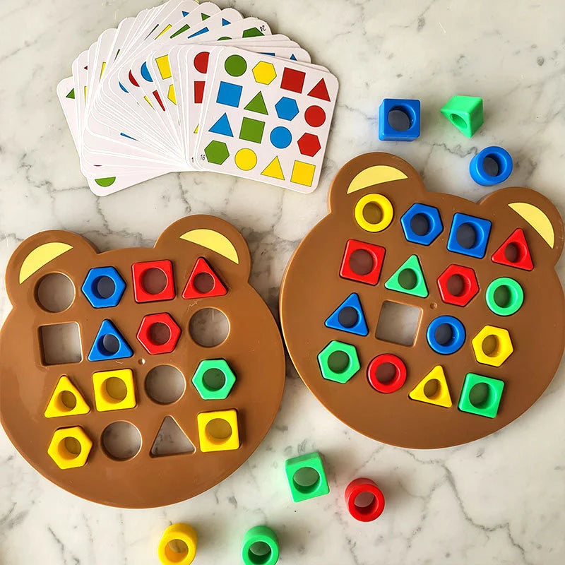 Concentration Game Colorful 32-Piece Educational