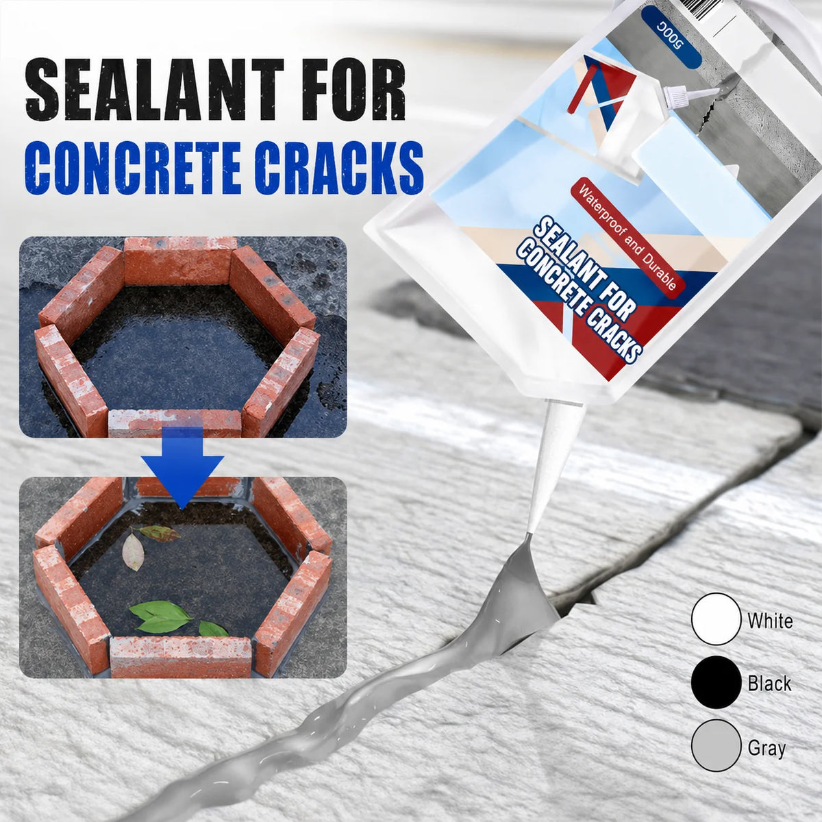 Concrete Crack Sealant Waterproof & Weatherproof High Adhesion
