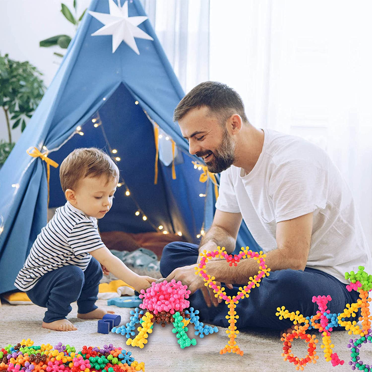 Construction Kit Snap-Together BPA-Free & Durable