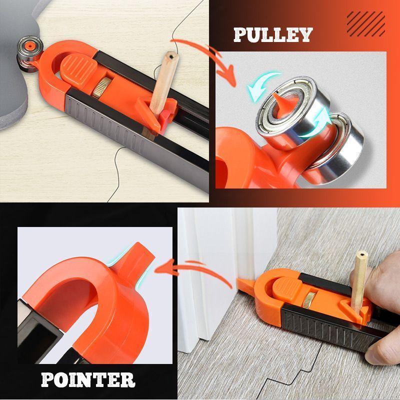 Contour Gauge Locking Mechanism Millimeter Accuracy