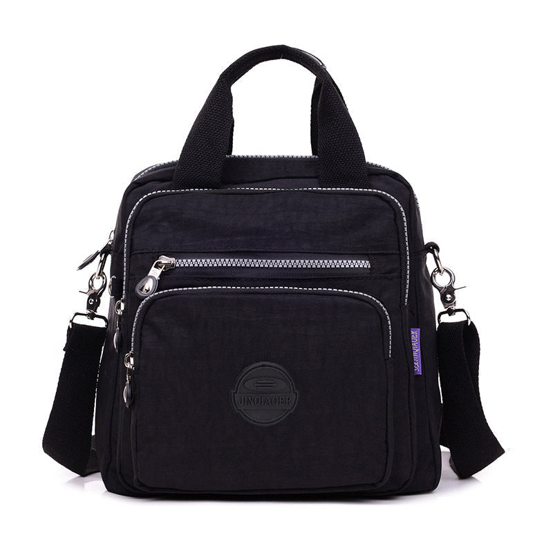 Convertible Bag 3-in-1 Handbag Shoulder Backpack Water-Resistant Nylon