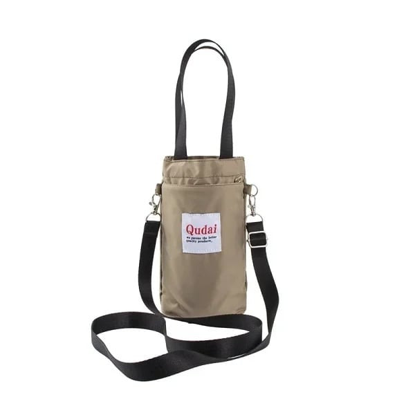 Convertible Shoulder Bag Removable Strap Fits Bottles & Phones
