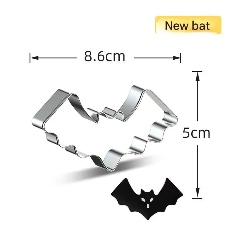 Cookie Cutter Set Halloween Stainless Steel 7-Piece Dishwasher Safe