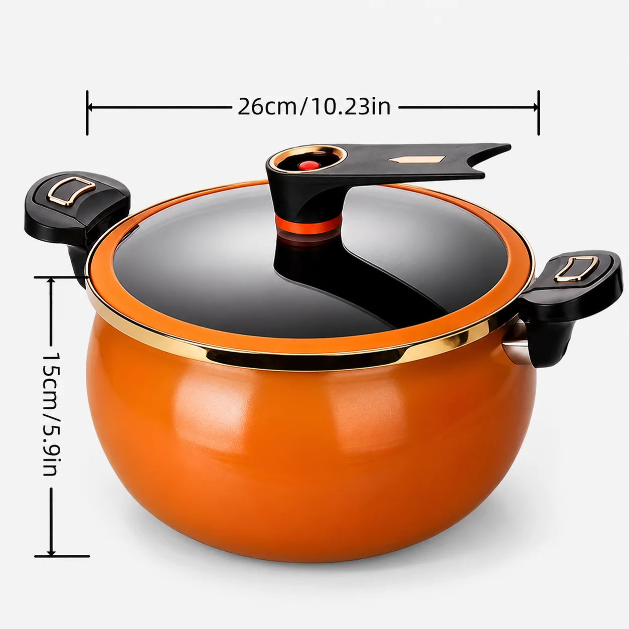 Cooking Pot 7 L Non-Stick Induction & Gas