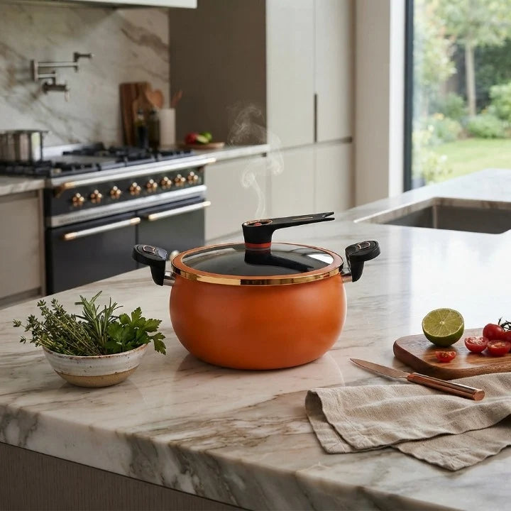 Cooking Pot 7 L Non-Stick Induction & Gas
