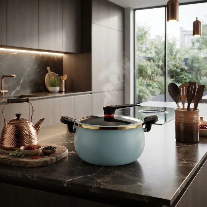 Cooking Pot 7 L Non-Stick Induction & Gas