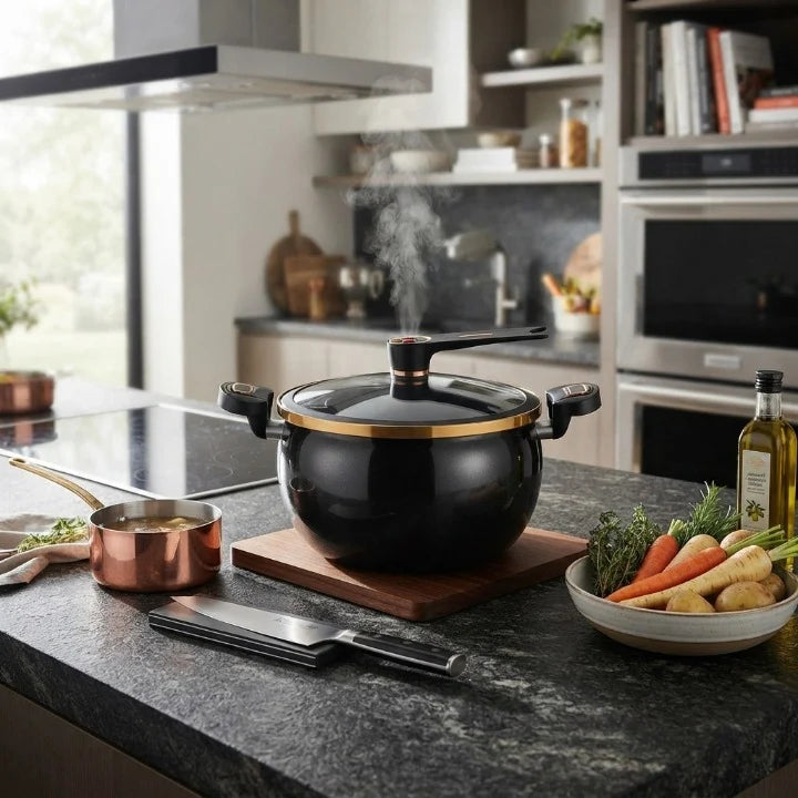 Cooking Pot 7 L Non-Stick Induction & Gas