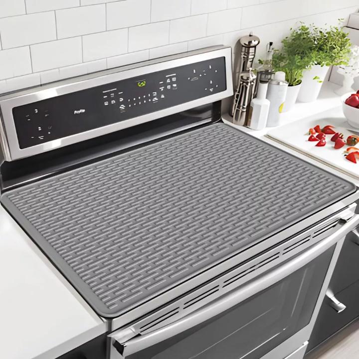 Cooktop Protector Heat-Resistant Silicone Non-Slip & Dishwasher-Safe