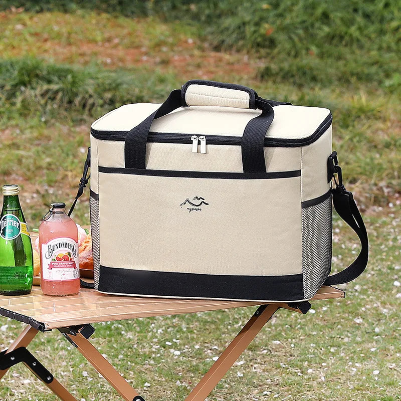 Cooler Bag Insulated Large Capacity Detachable Strap