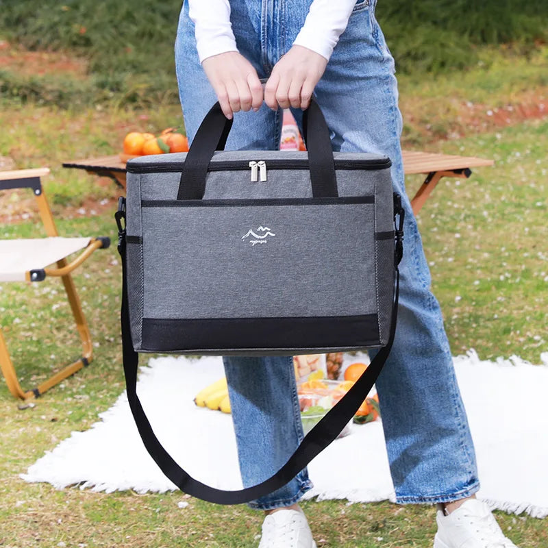 Cooler Bag Insulated Large Capacity Detachable Strap