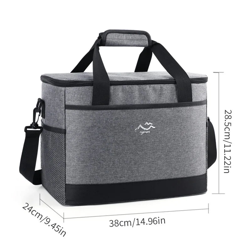 Cooler Bag Insulated Large Capacity Detachable Strap