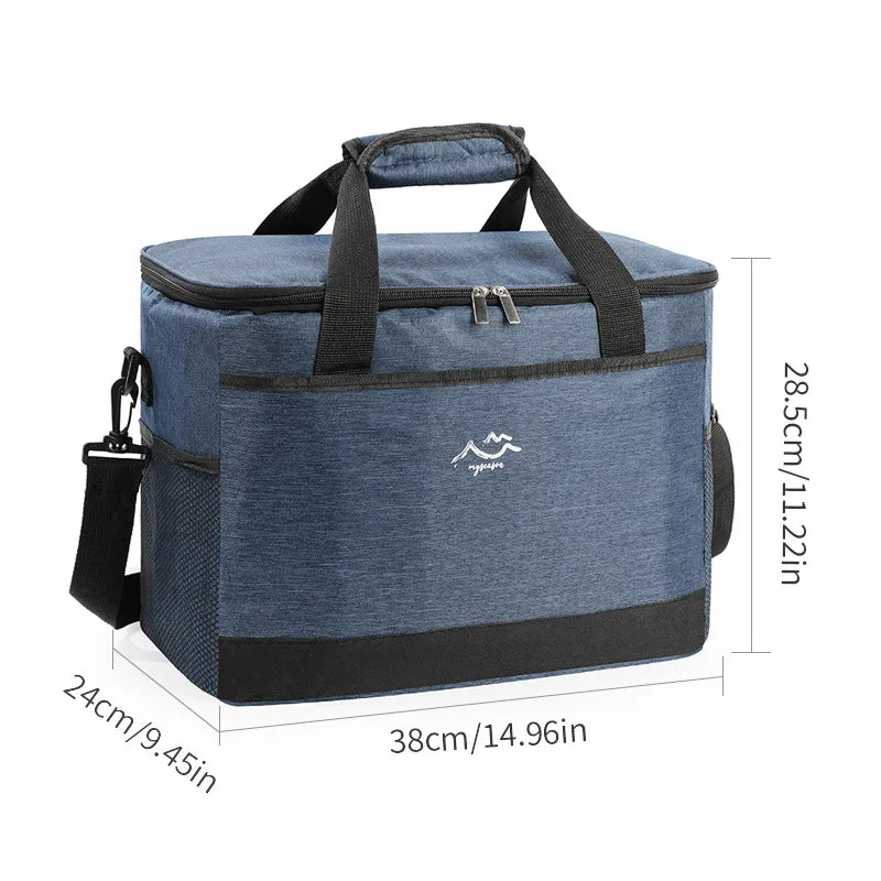 Cooler Bag Insulated Large Capacity Detachable Strap