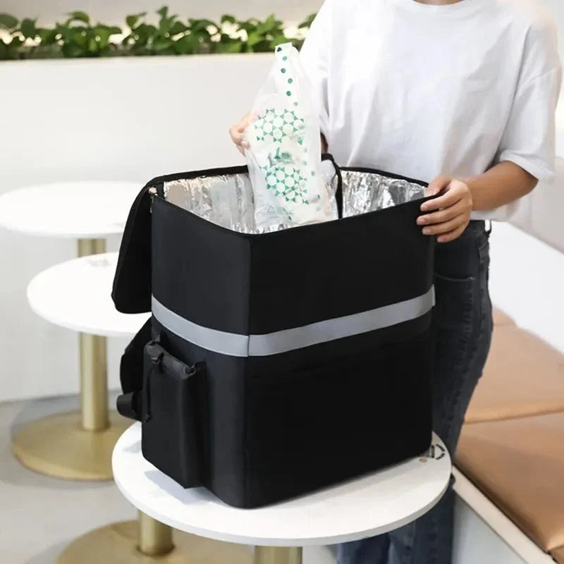 Cooler Bag Thermal Foil Lining Front & Bottle Pockets