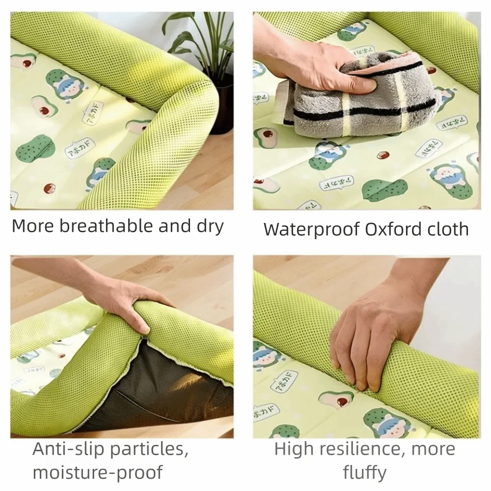 Cooling Mat Breathable Mesh Edge Water-Repellent Oxford