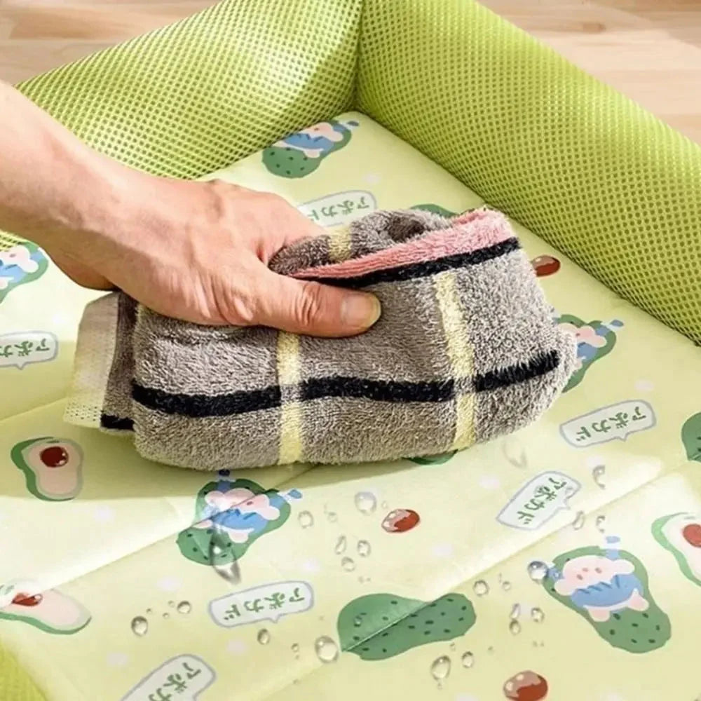 Cooling Mat Breathable Mesh Edge Water-Repellent Oxford