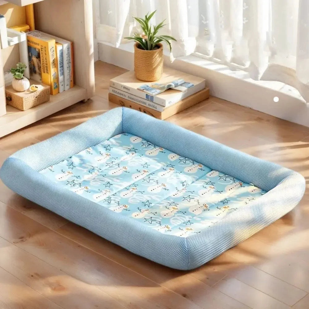 Cooling Mat Breathable Mesh Edge Water-Repellent Oxford