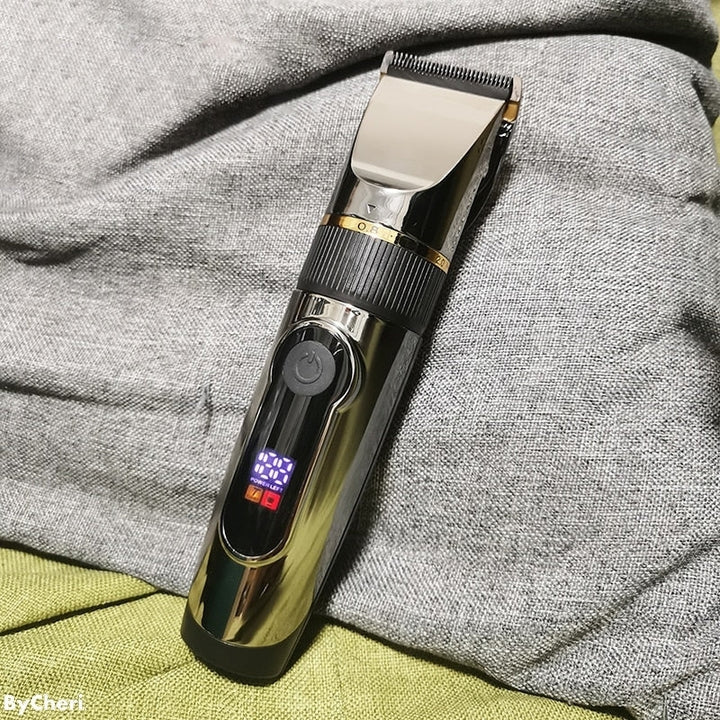 Cordless Trimmer Titanium-Ceramic Blade 8 Guide Combs