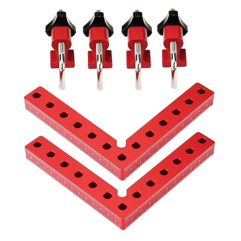 Corner Clamp Set Aluminum 90° Multi-Point Clamping