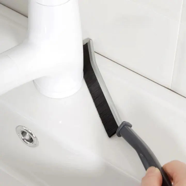 Corner Cleaning Brush Angled Head Ergonomic Handle 4-Pack