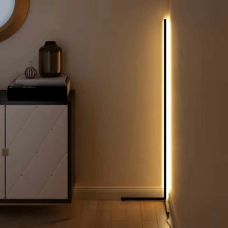 Corner Floor Lamp Dimmable LED Remote Control
