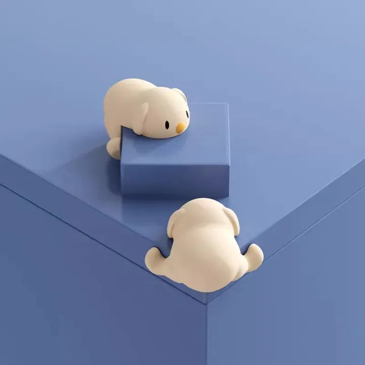Corner Protector Dog-Shaped Soft Silicone Self-Adhesive