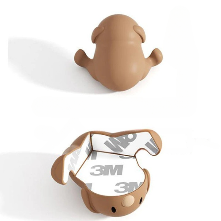 Corner Protector Dog-Shaped Soft Silicone Self-Adhesive