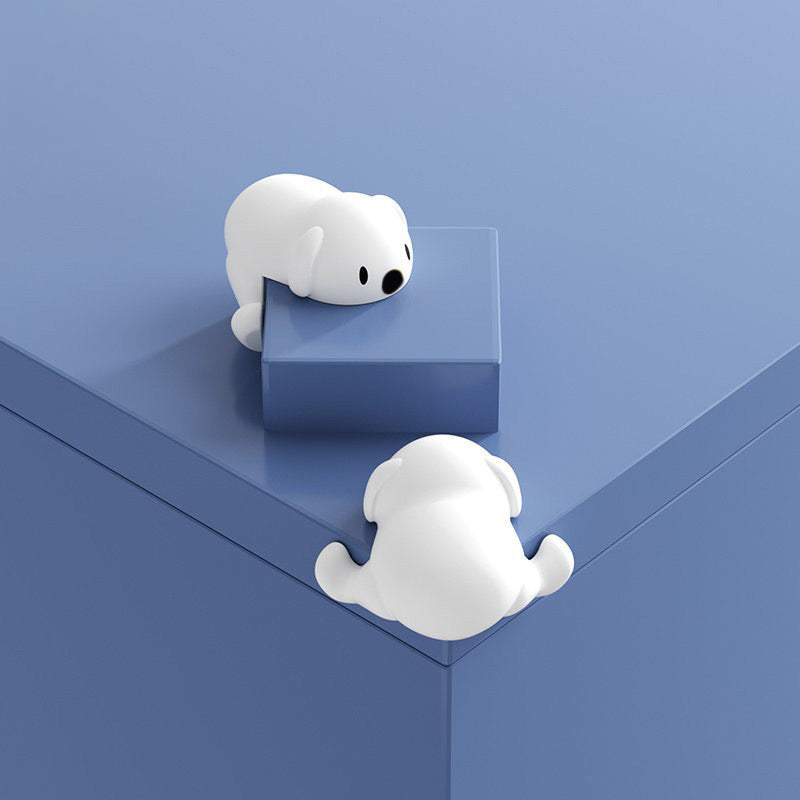 Corner Protector Dog-Shaped Soft Silicone Self-Adhesive