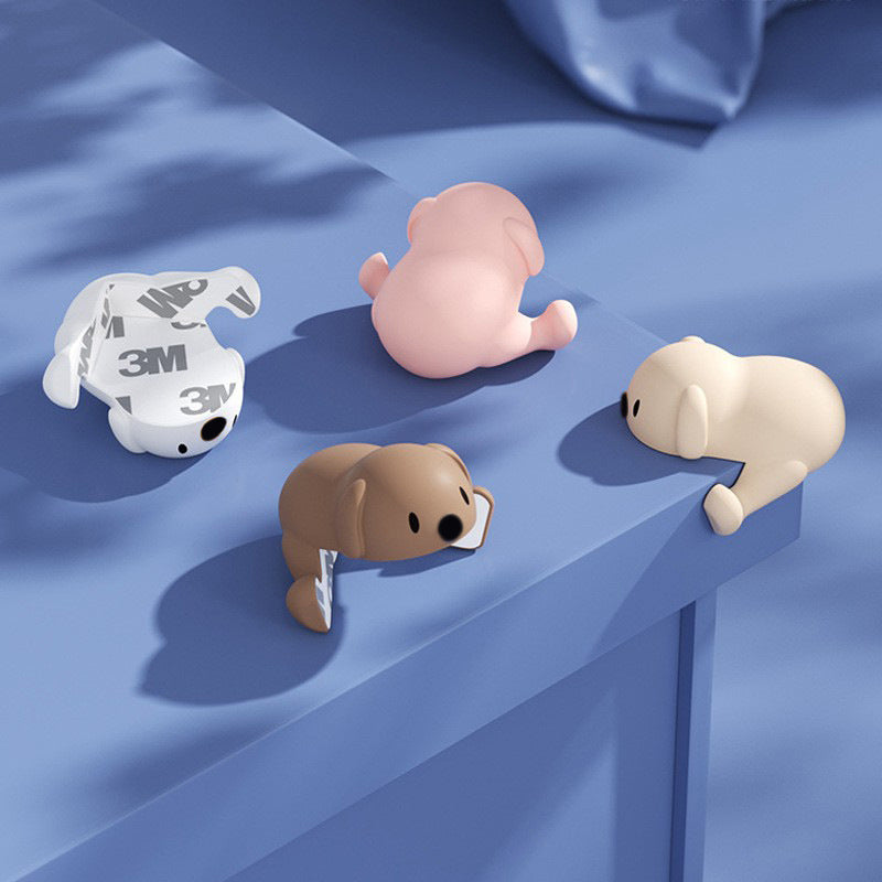 Corner Protector Dog-Shaped Soft Silicone Self-Adhesive