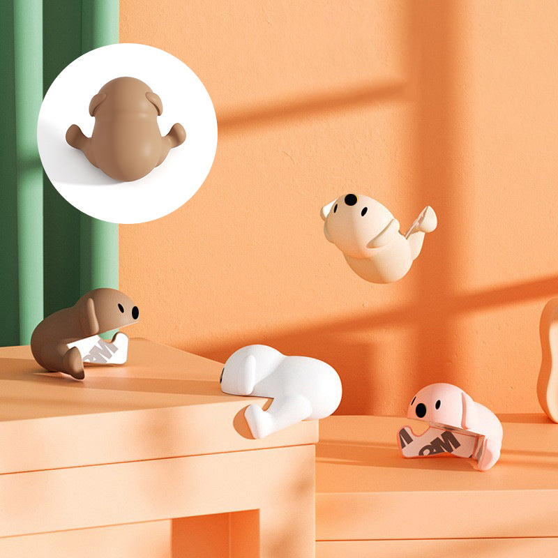 Corner Protector Dog-Shaped Soft Silicone Self-Adhesive