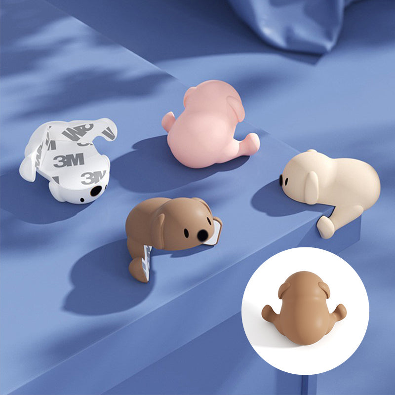 Corner Protector Dog-Shaped Soft Silicone Self-Adhesive