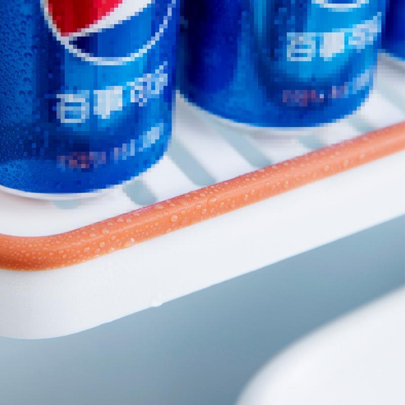 Corner Shelf 180° Rotating Tool-Free Install Drainage