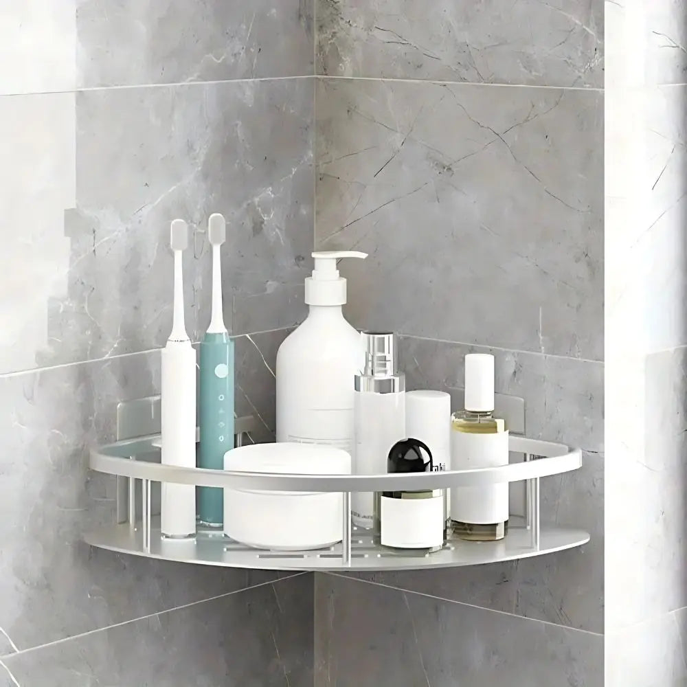 Corner Shower Shelf Self-Adhesive Aluminum Rust-Resistant