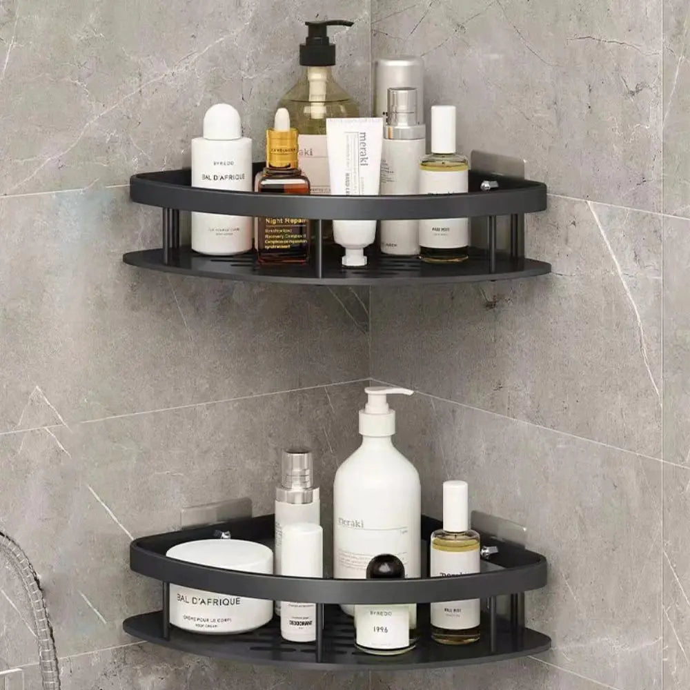 Corner Shower Shelf Self-Adhesive Aluminum Rust-Resistant