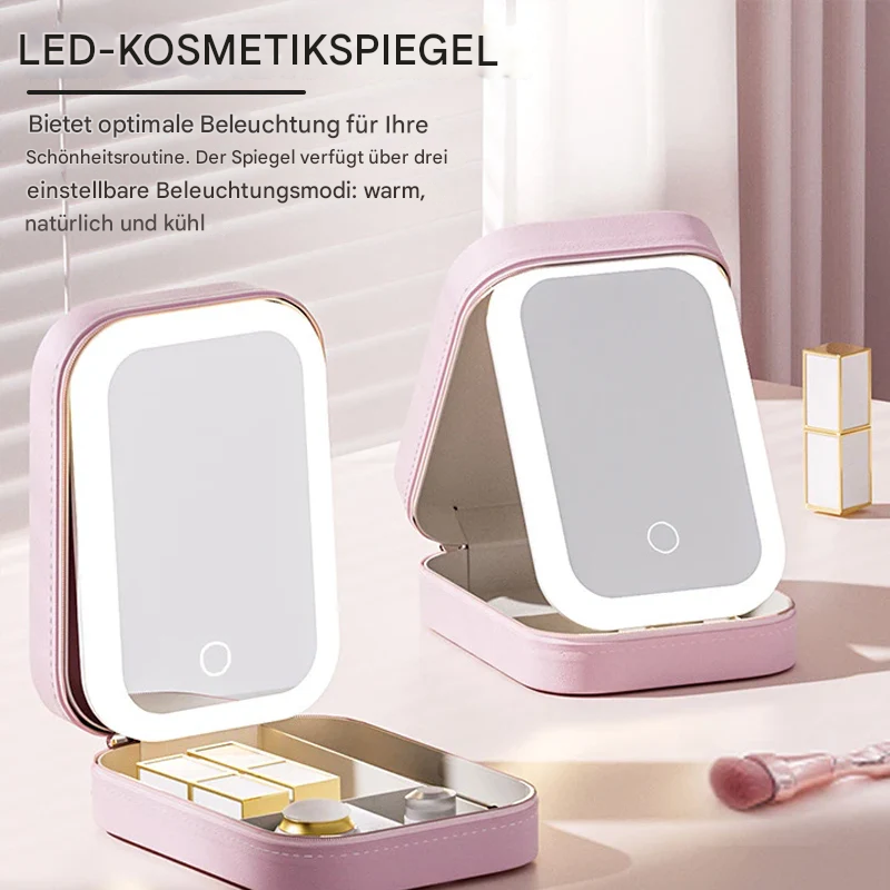Cosmetic Mirror Box LED Touch Control Three Light Modes