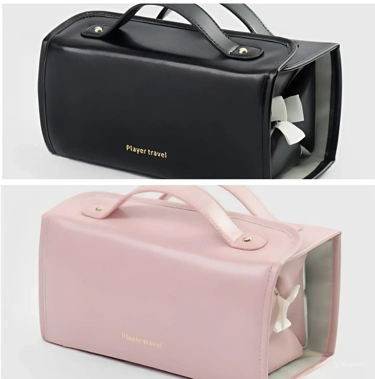 Cosmetic Organizer 4-in-1 Modular & Detachable Waterproof PU Leather