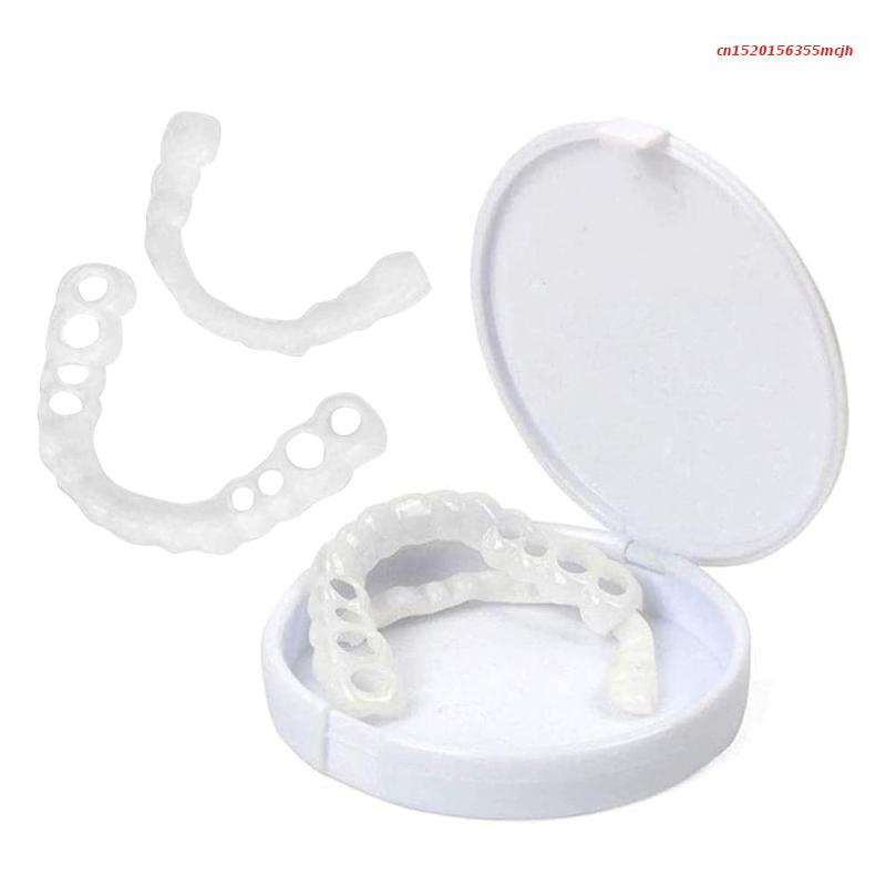 Cosmetic Veneers Snap-On Flexible Upper & Lower Set